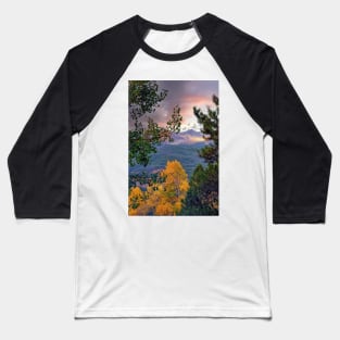 Fall Sunrise Vista Baseball T-Shirt